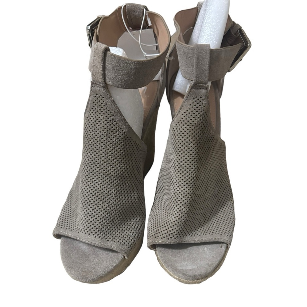 Alison High Strap Wedge by Marc Fisher in Taupe - Picture 4 of 12